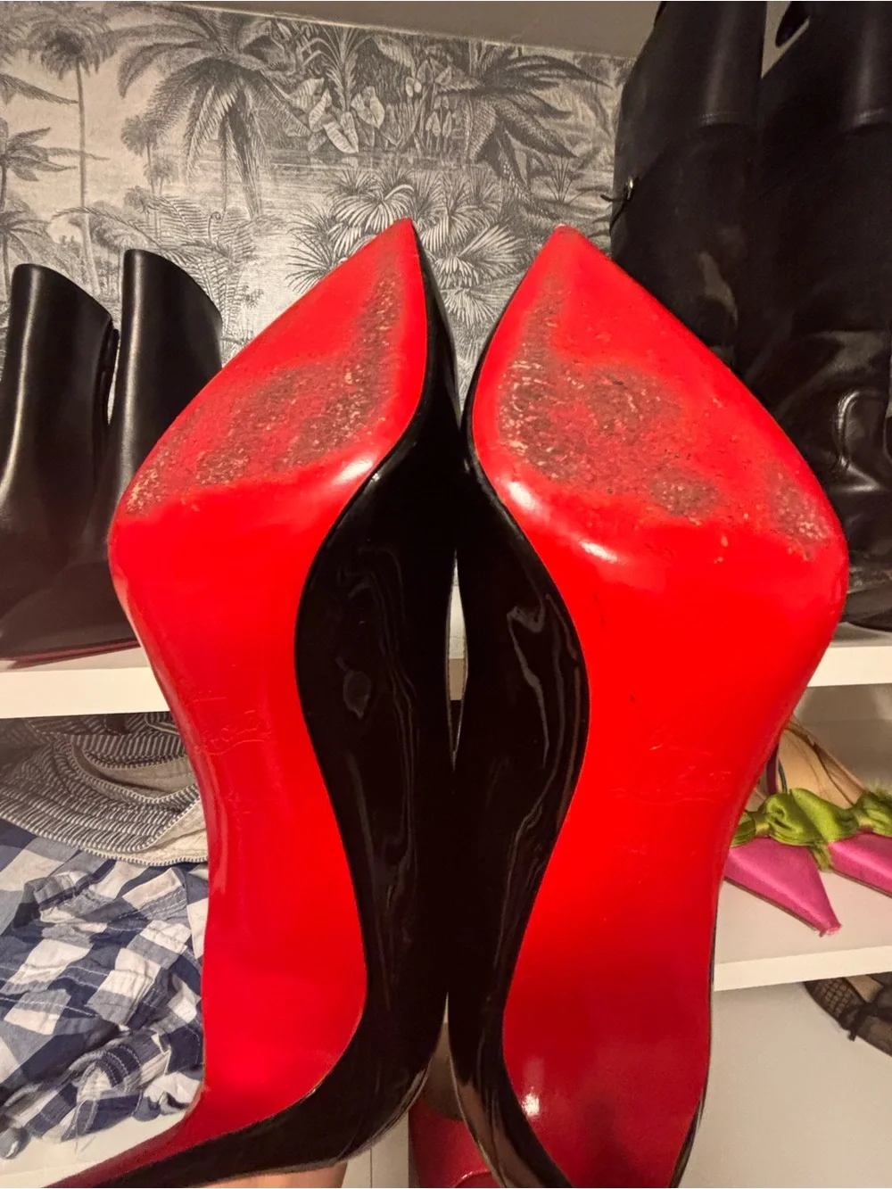 Christian Louboutin 85 mm Pumps - Patent calf leather - Black - Women 37 1/2